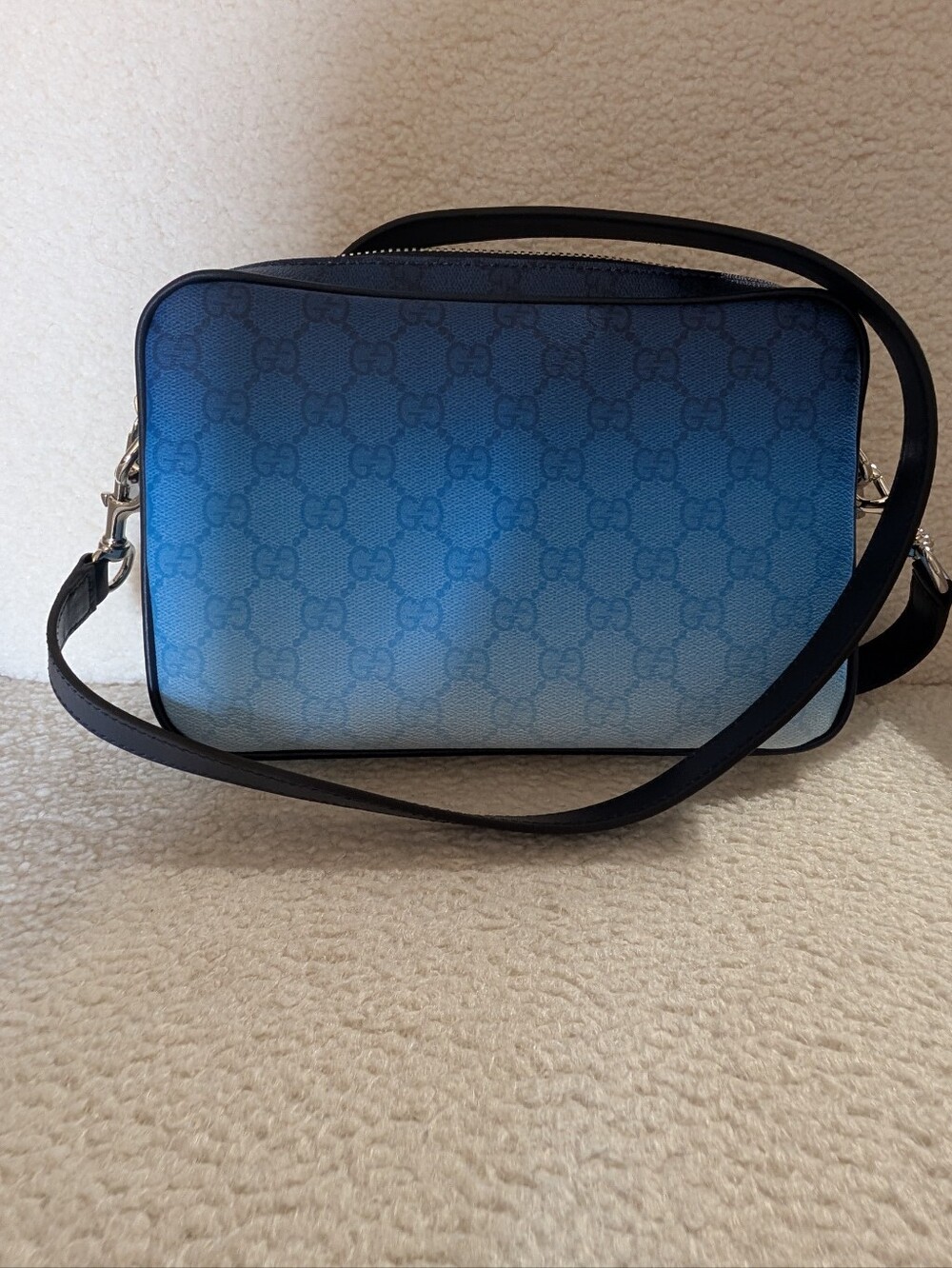 Gucci Chroma Crossbody - Blue Ombré GG Crossbody Bag